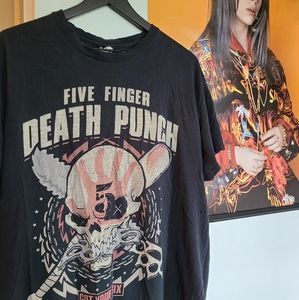 Men's Large Five Finger Death Punch Concert tee